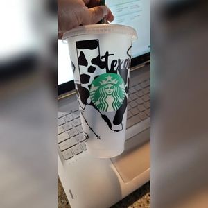 Texas Starbucks cup custom-made
